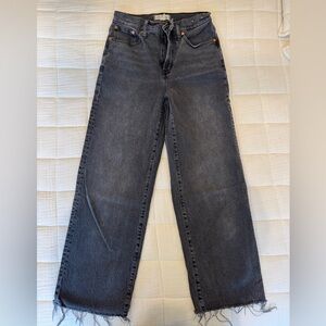 Madewell Women's cropped wide leg Dark Gray